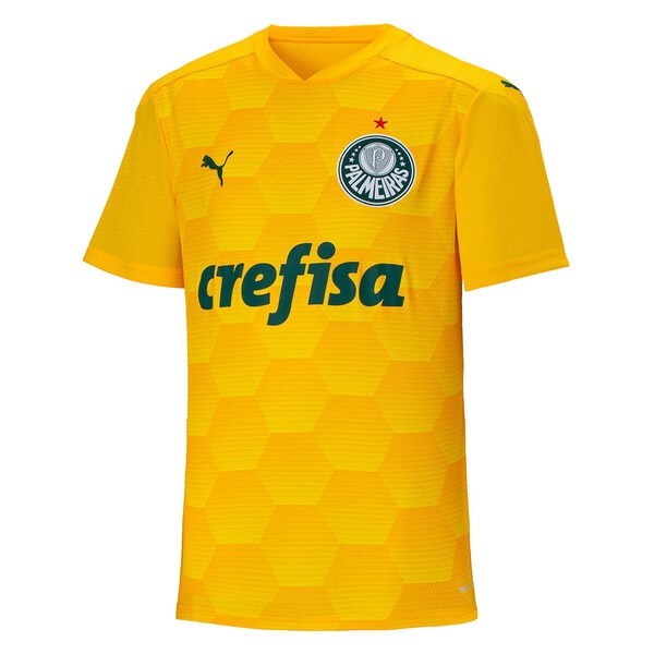 Tailandia Replicas Camiseta Palmeiras 1ª Portero 2020/21 Amarillo